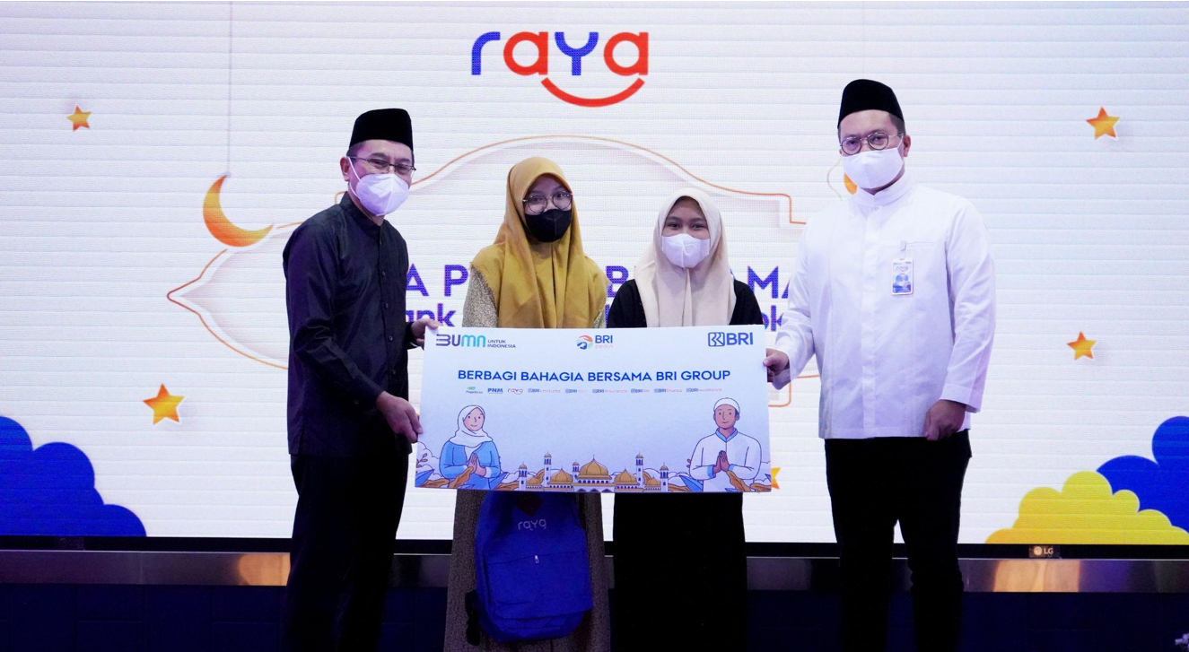 Berkolaborasi dengan BRI Group, Bank Raya Berikan Bantuan CSR di Bulan Ramadan