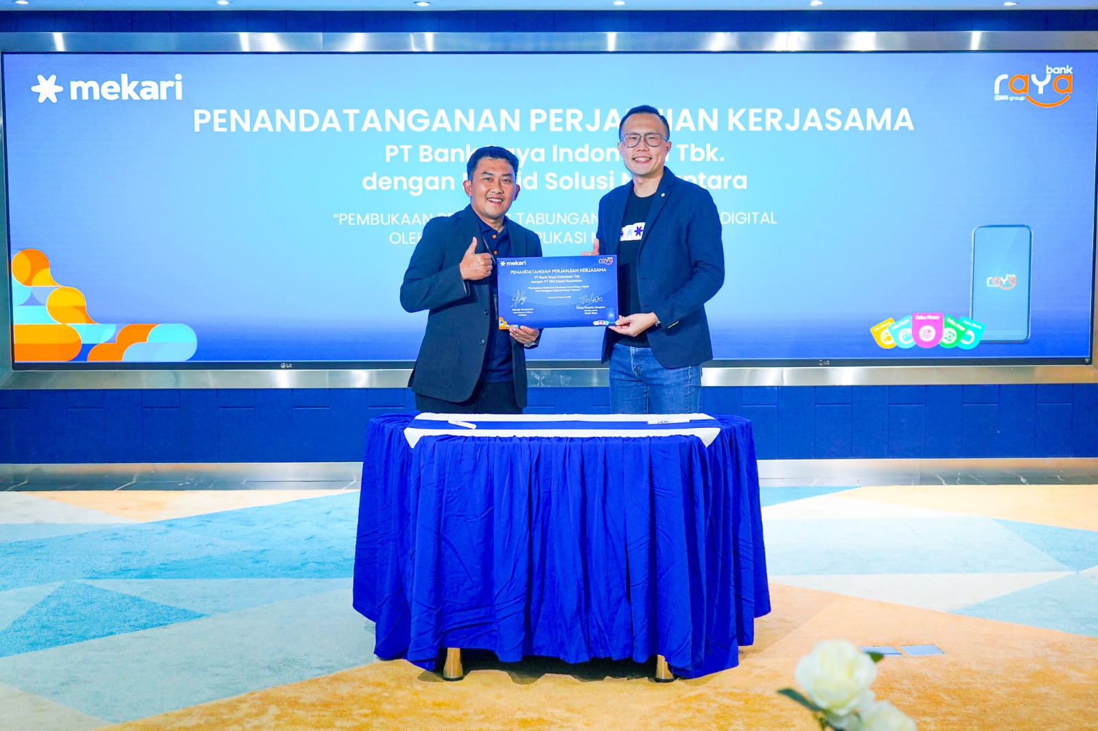 Bank Raya Kerjasama dengan Mekari Talenta, Permudah Jutaan Talenta Indonesia Akses Layanan Bank Digital