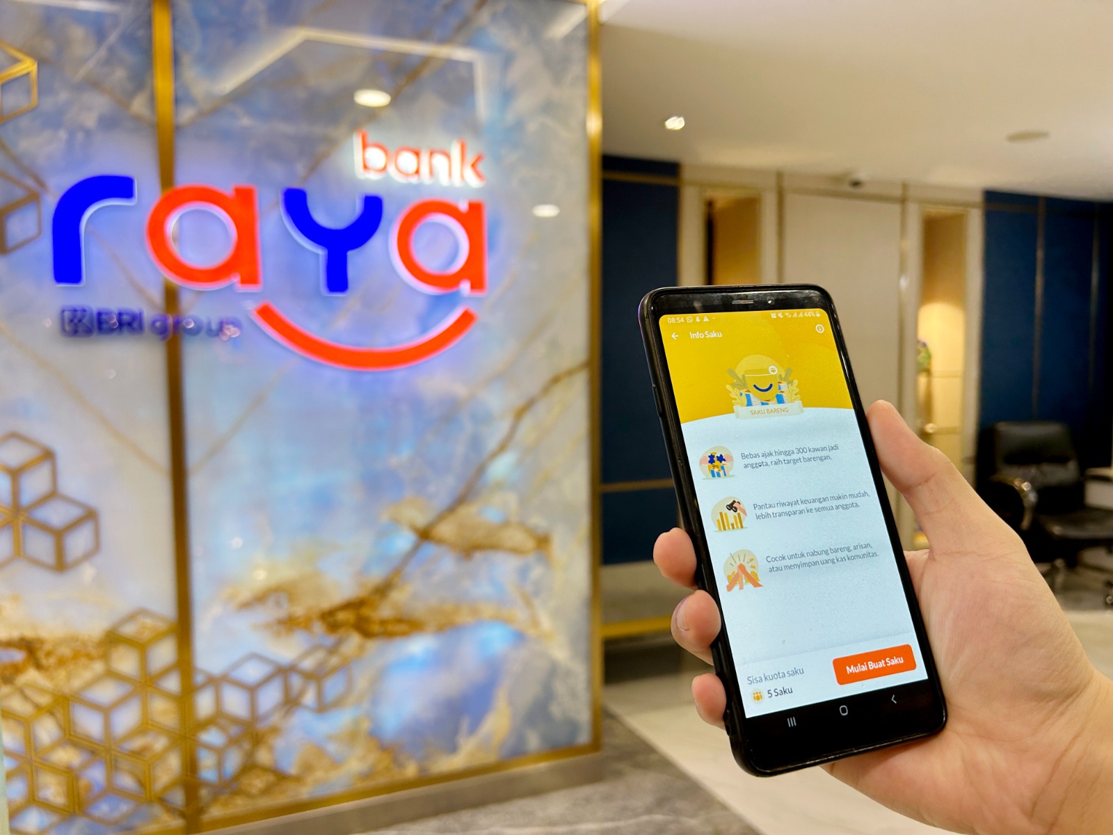 Fitur “Tagih Uang” Melengkapi Fitur Saku Bareng Raya App,  Ajak Komunitas Menabung Hingga 300 Anggota