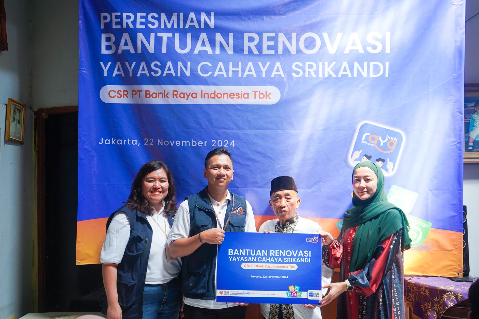 Bantu Tempat Tinggal yang Lebih Layak  Bank Raya Renovasi Rumah Singgah untuk Anak Terlantar