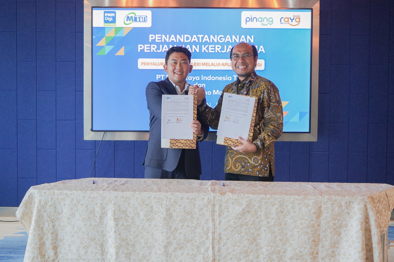 Bank Raya Bekerjasama dengan PT Mitra Tekno Madani, Hadirkan Pinjaman Berbasis Digital di PNM Digi Karyawan