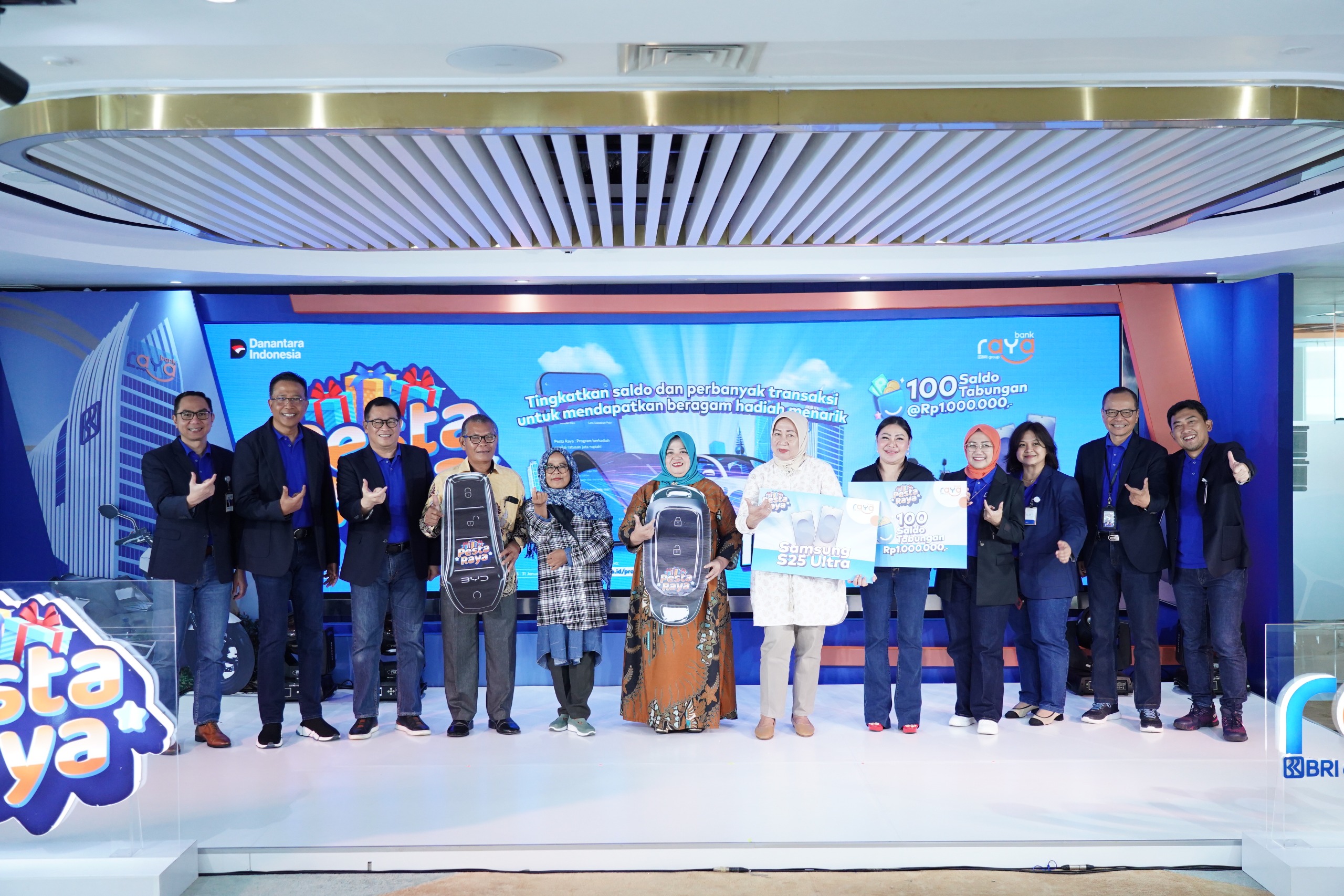 Bank Raya Umumkan Pemenang Program “Pesta Raya” Giatkan Inklusi Keuangan Digital di Masyarakat
