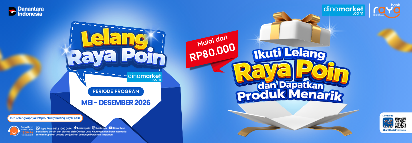 Lelang Raya Poin x Dinomarket 2026