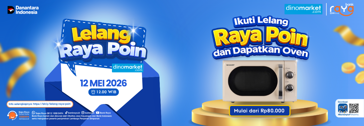 Lelang Raya Poin x Dinomarket 2026