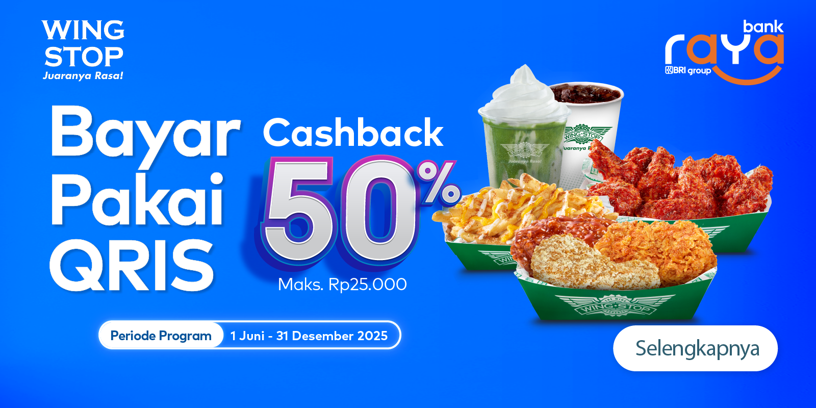 Jajan Enak Wingstop (Reguler)