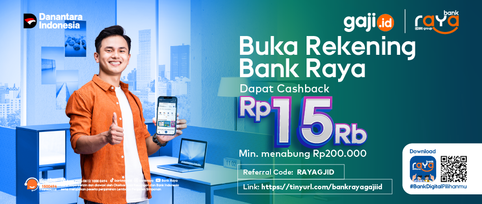Buka Rekening Raya Via Gaji.id