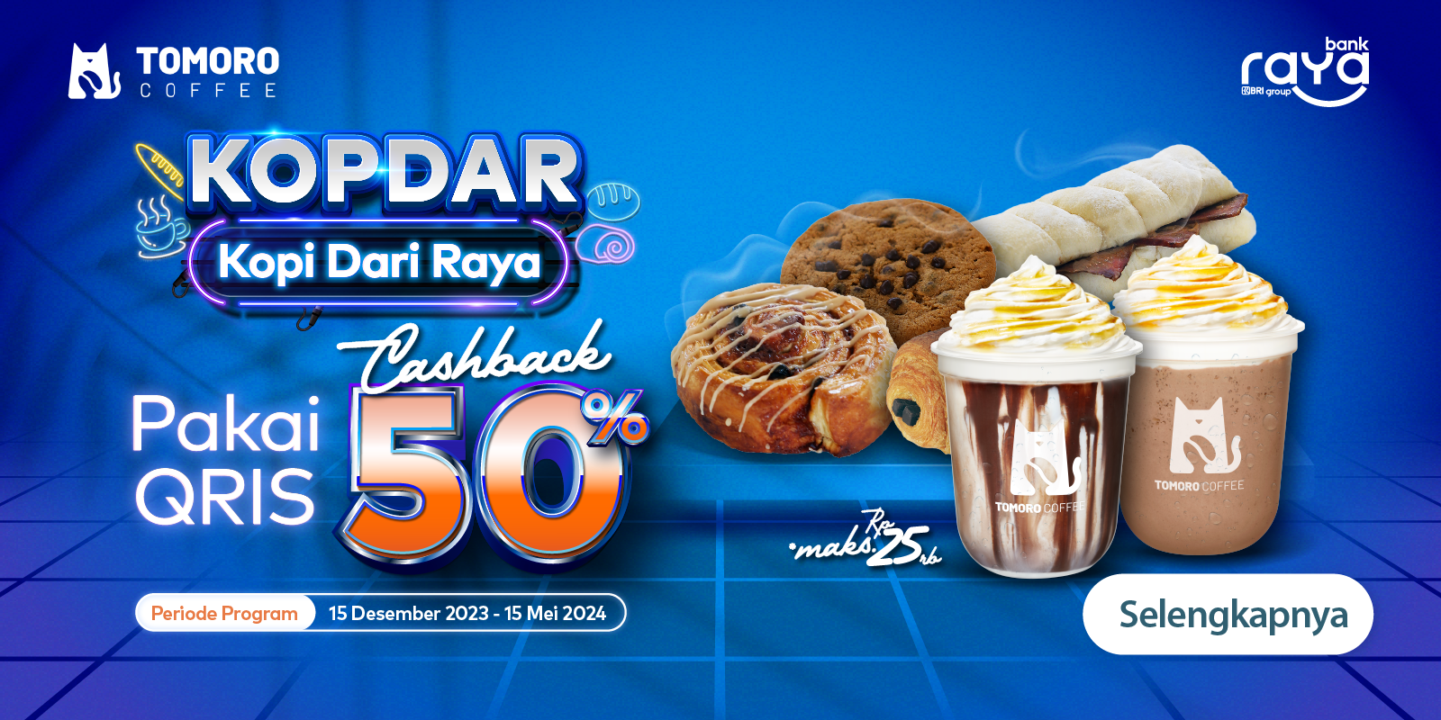 KOPDAR (Kopi dari Raya) X TOMORO COFFEE — Bank Raya