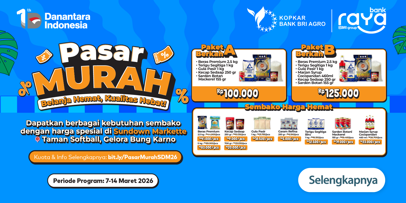 Pasar Murah Sundown Market