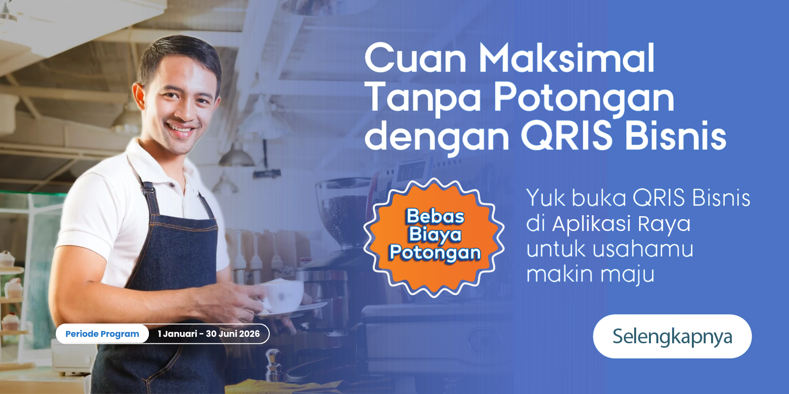 QRIS Merchant Bank Raya Bebas Biaya Potongan