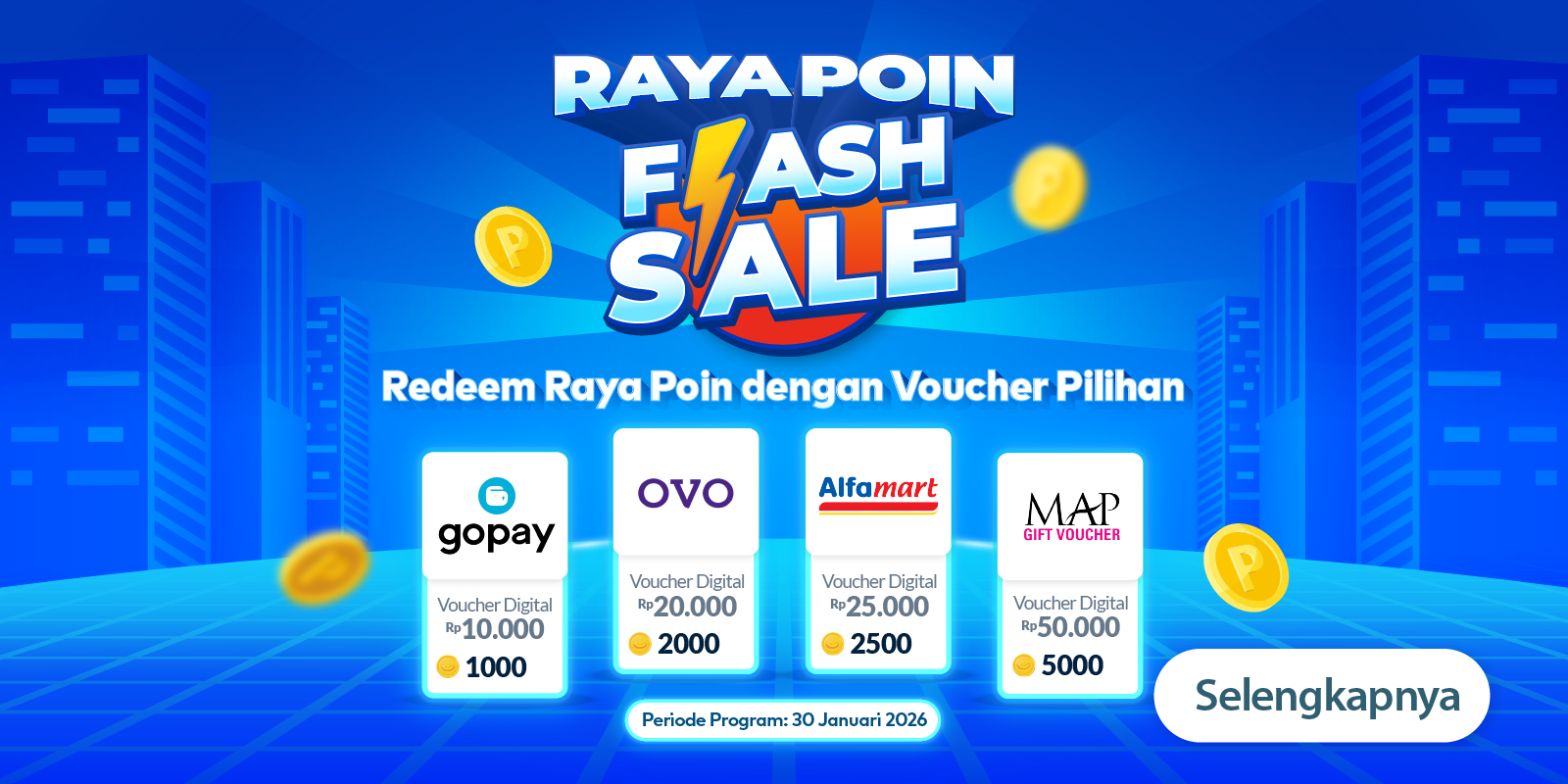 Raya Poin Flash Sale