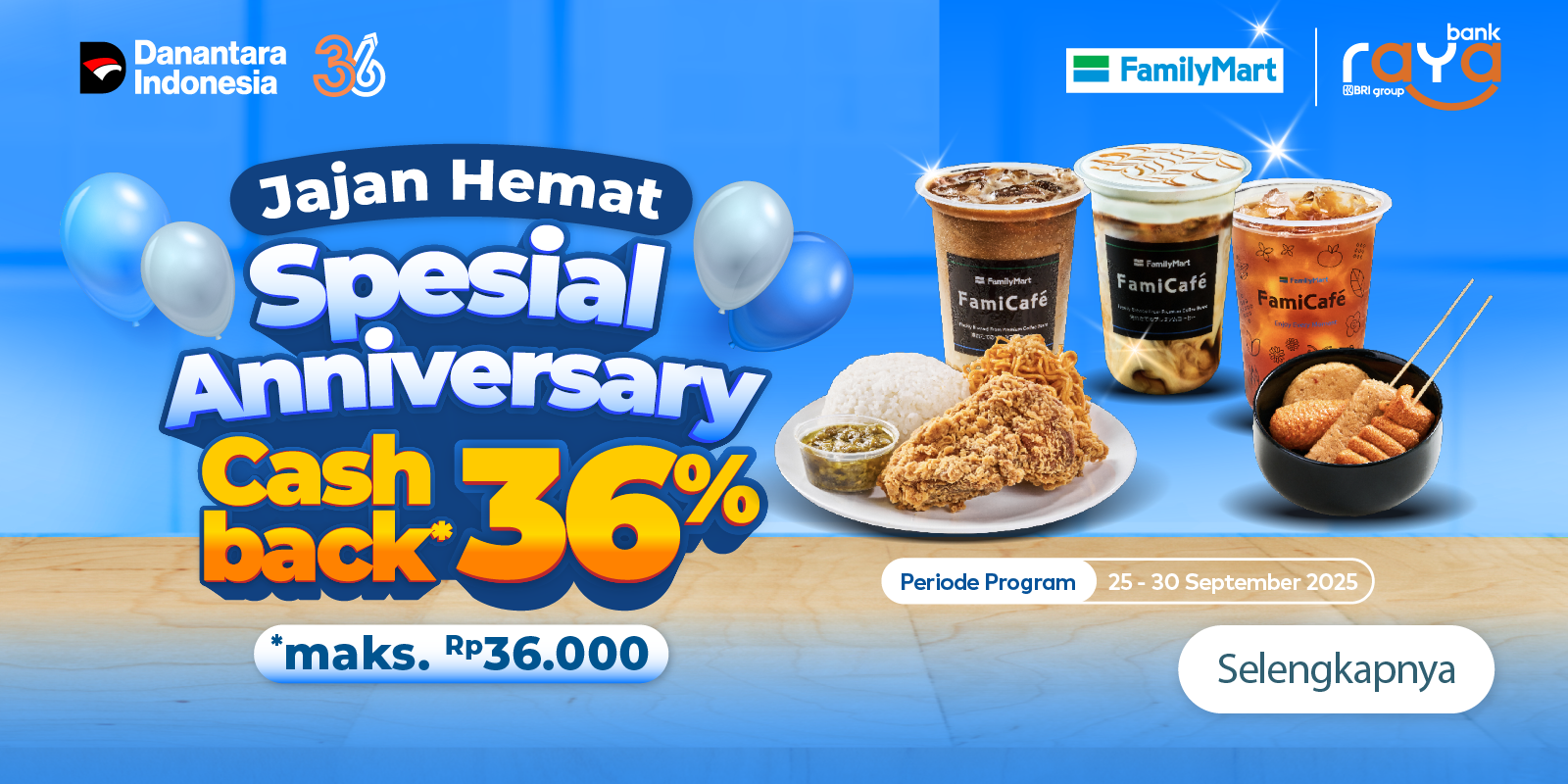 Cashback FamilyMart Raya Anniversary